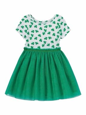 cat and jack green dress Cat and Jack Green Ruffle Dress